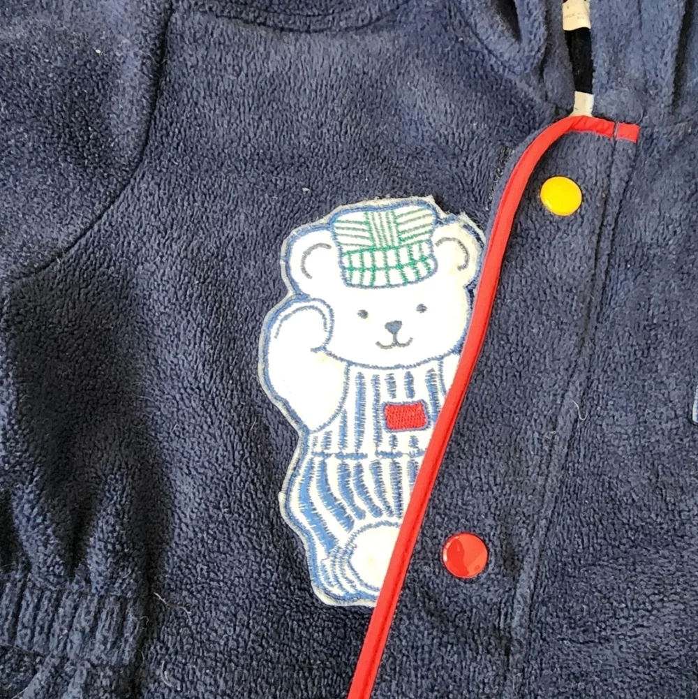 Oshkosh Bgosh Fleece Snow Suit With Gloves Size 18 Months